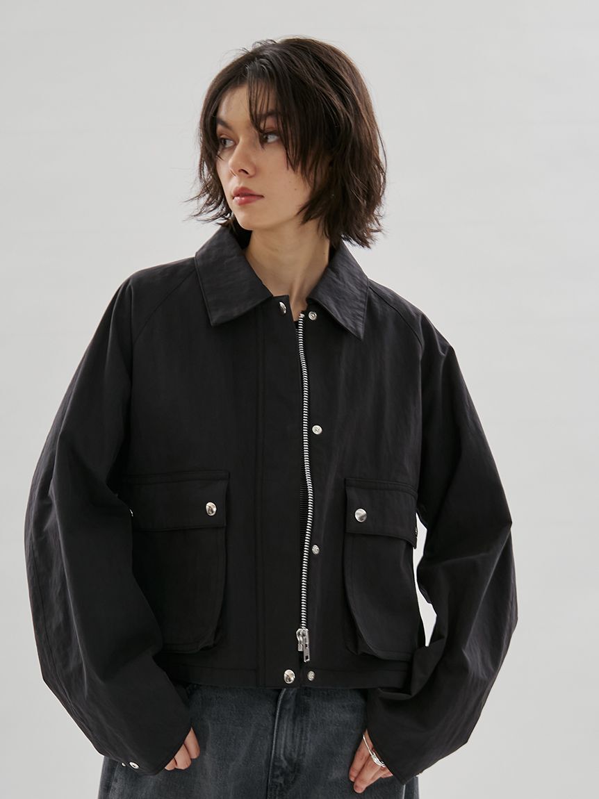 emmi atelier「ショートハンティングジャケット」|テーラードジャケット|