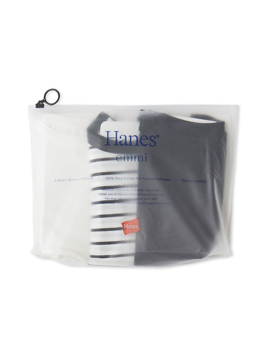 emmi atelier「【Hanes&times;emmi】パックTシャツ」|Tシャツ・カットソー|