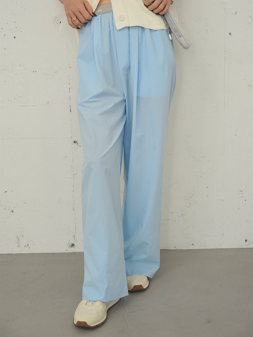 emmi atelier「【Movique】アクティブイージーパンツ/撥水/UVカット/接触冷感」|チノ|