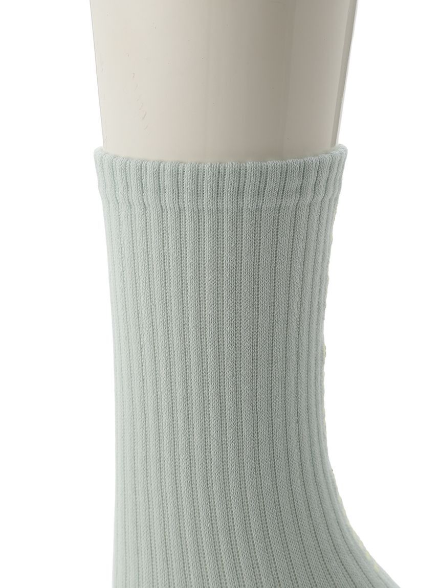 emmi atelier「emmiロゴコットンリブソックス」|ソックス|