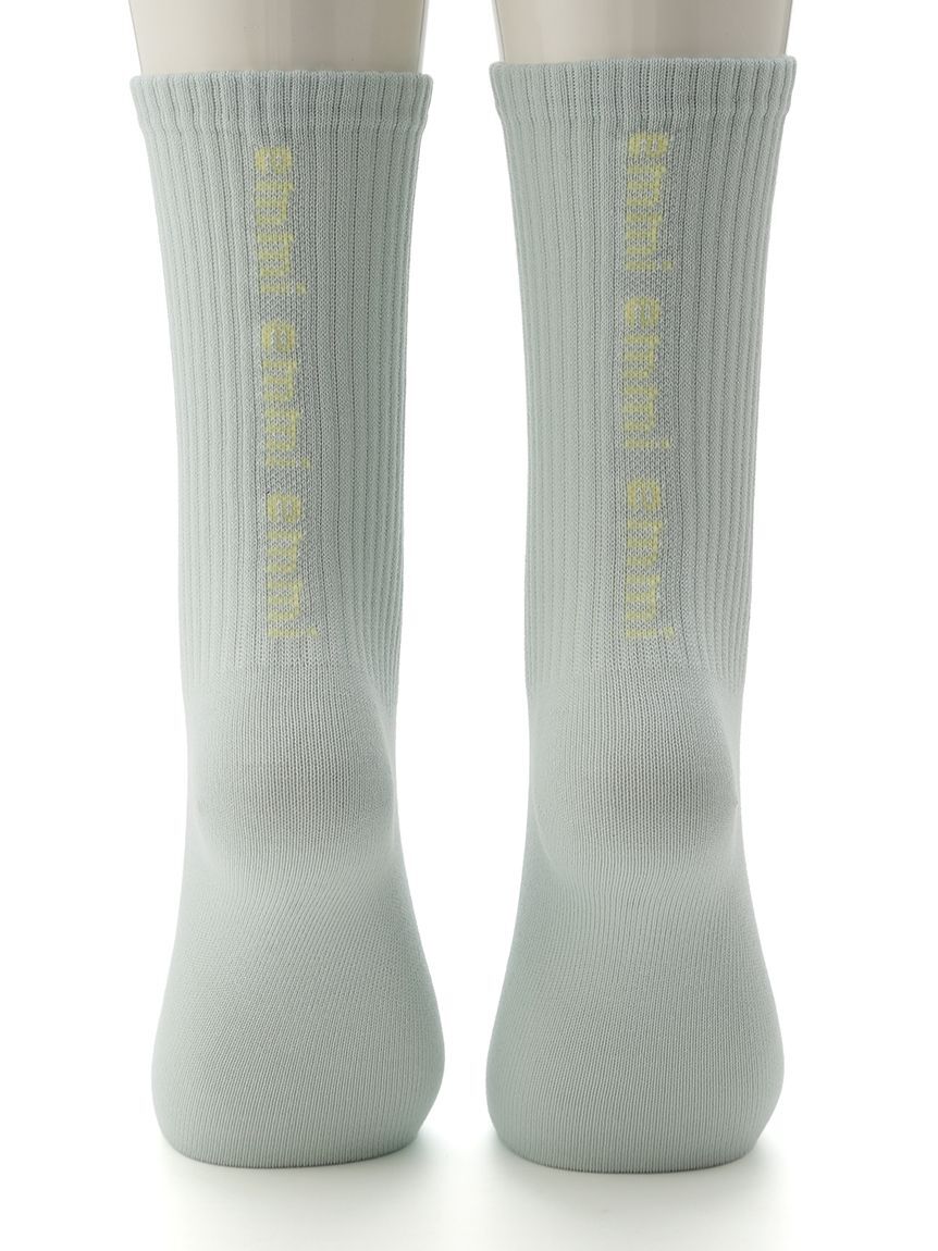 emmi atelier「emmiロゴコットンリブソックス」|ソックス|