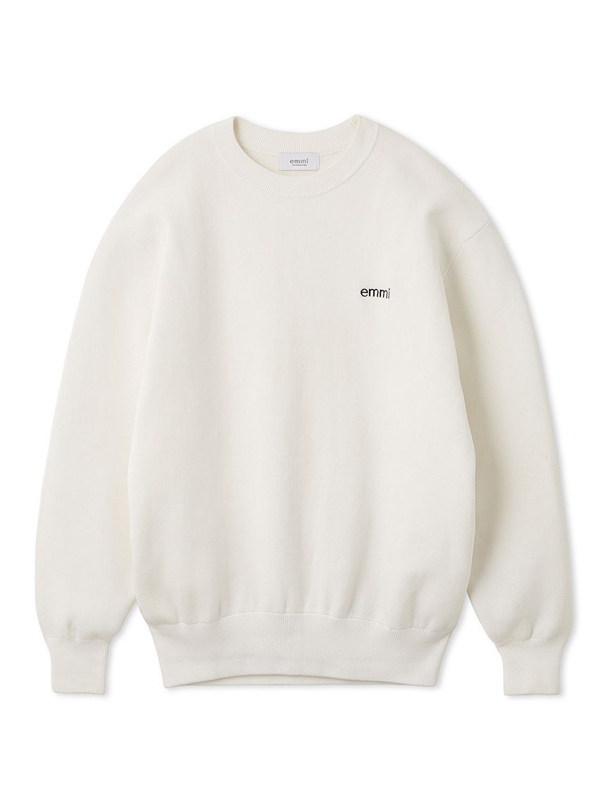 emmi atelier「emmiロゴミラノリブトップス」|ニット・セーター|