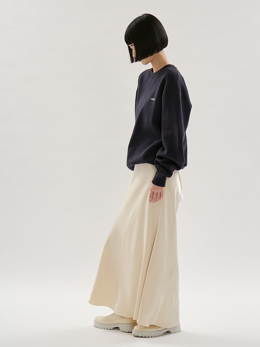 emmi atelier「emmiロゴミラノリブトップス」|ニット・セーター|