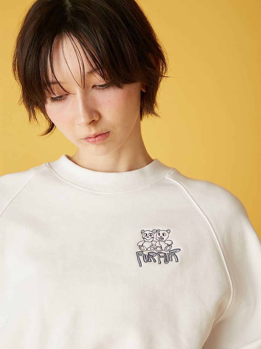 FURFUR「ファニーモチーフ刺繍スウェット」|スウェット・ジャージ|