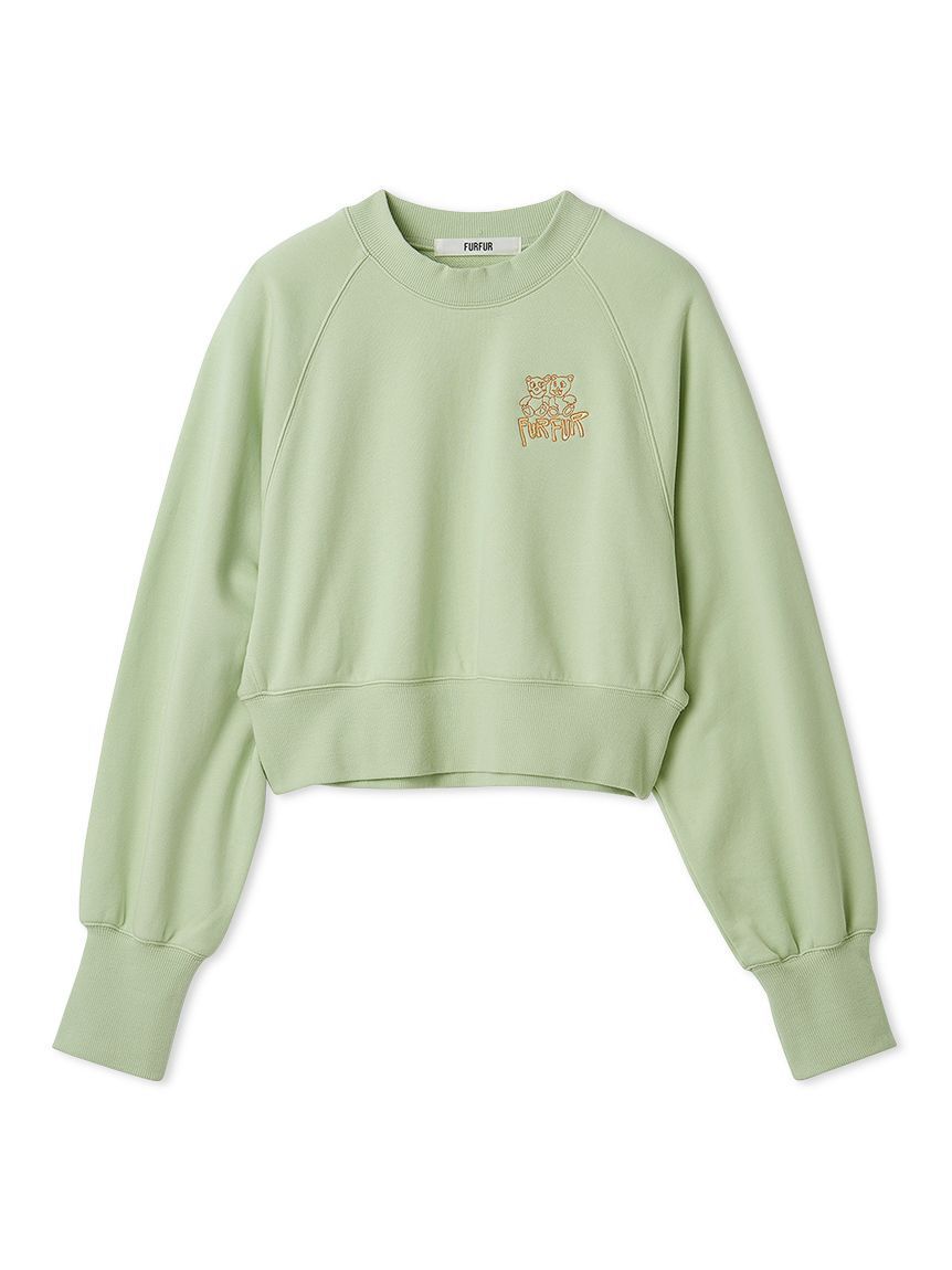 FURFUR「ファニーモチーフ刺繍スウェット」|スウェット・ジャージ|LIME