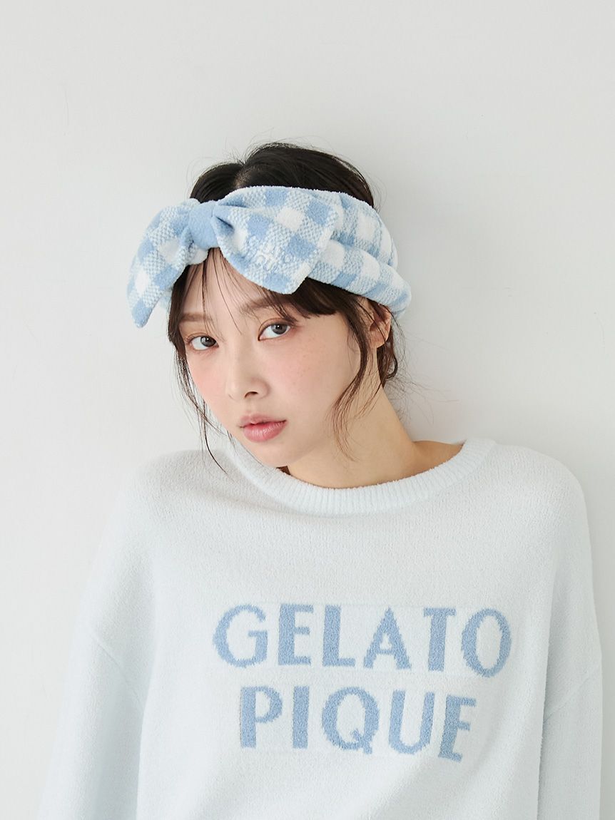gelato pique「【WhiteDay】チェック柄ヘアバンド」|その他|