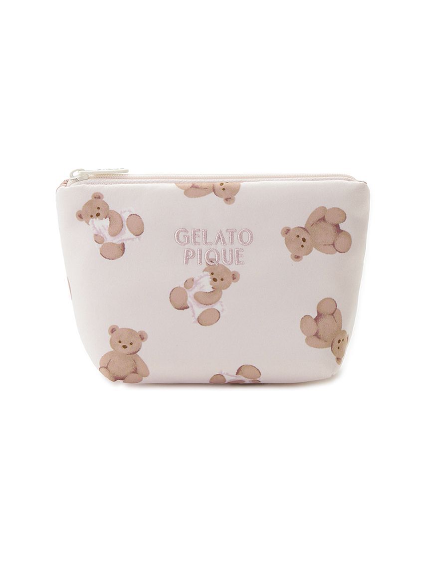 gelato pique「【WhiteDay】ベア総柄ティッシュポーチ」|ポーチ|