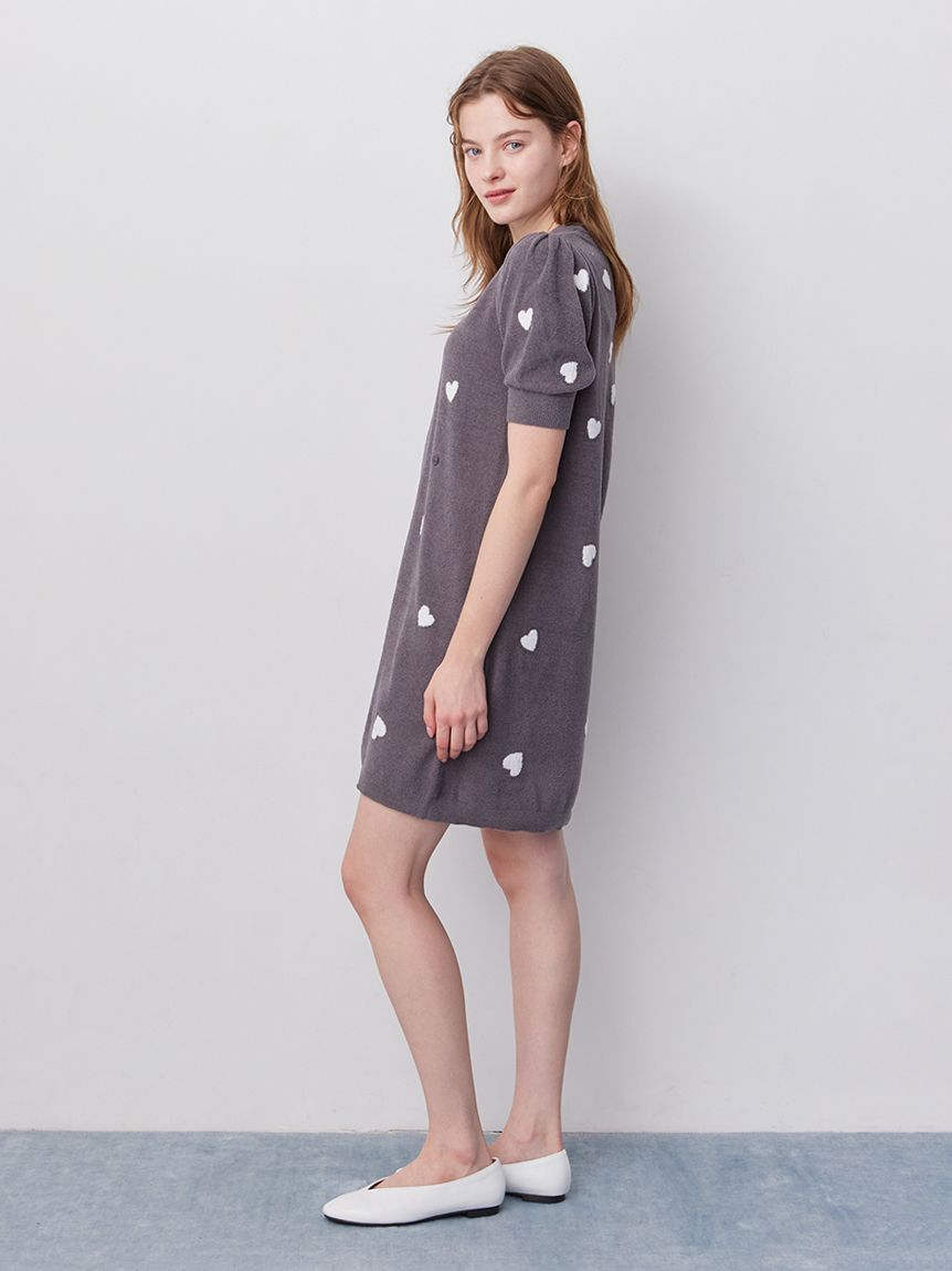 gelato pique「【ONLINE限定】エアリーモコハートジャガードワンピース」|ルームウェア|