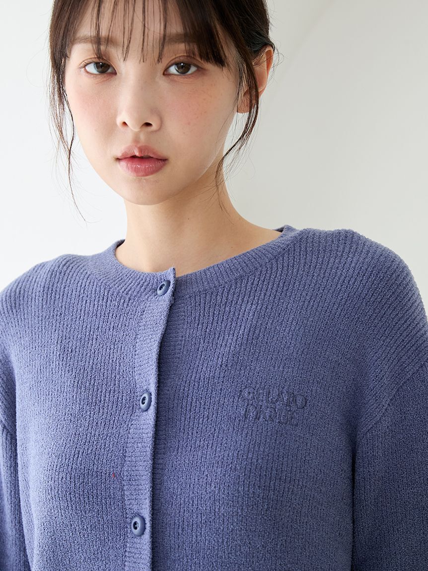 gelato pique「【WhiteDay】リブカーディガン&チェックロングパンツセット」|ルームウェア|