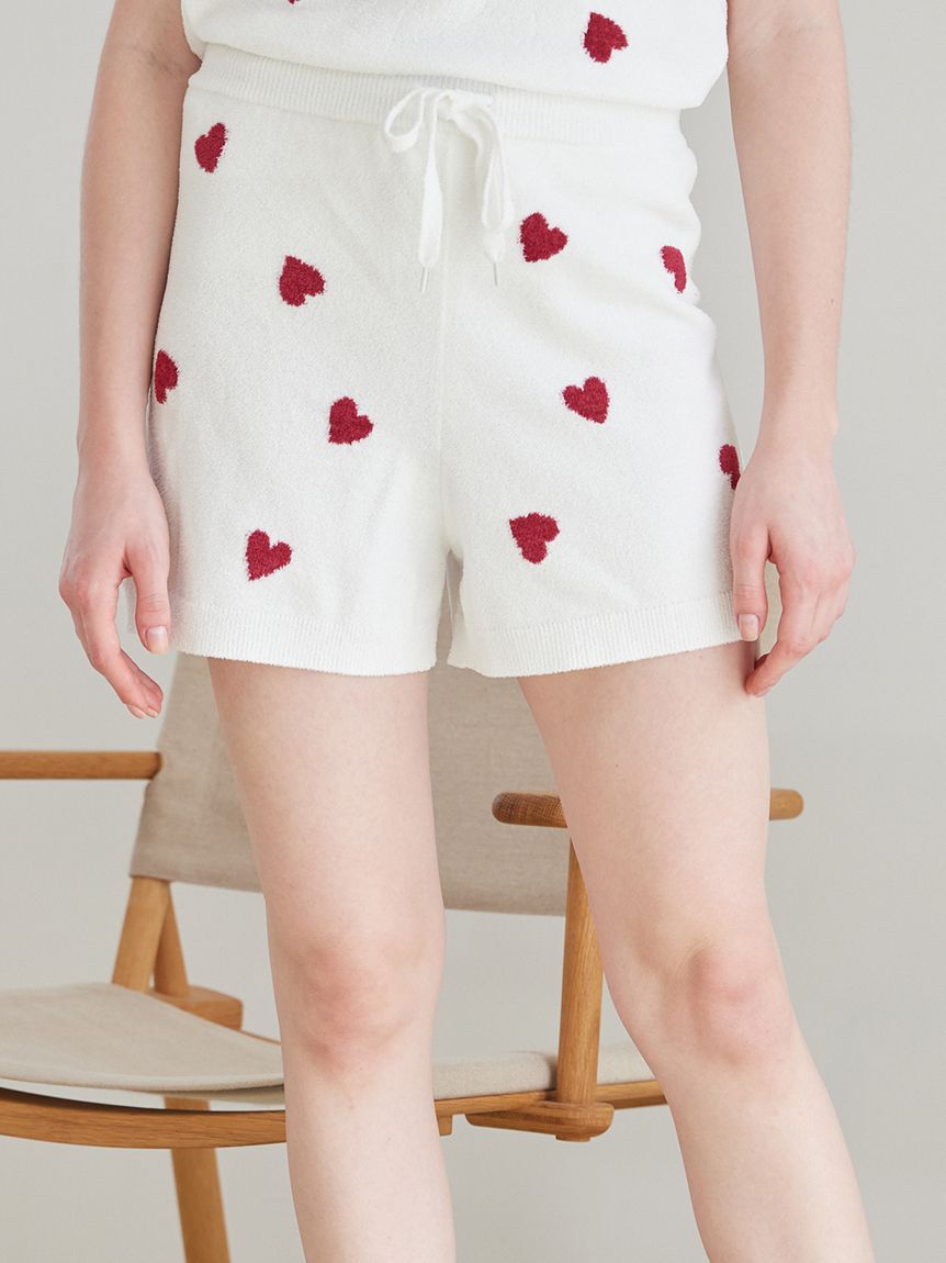 gelato pique「【ONLINE限定】エアリーモコハートジャガードプルオーバー&ショートパンツセット」|ルームウェア|