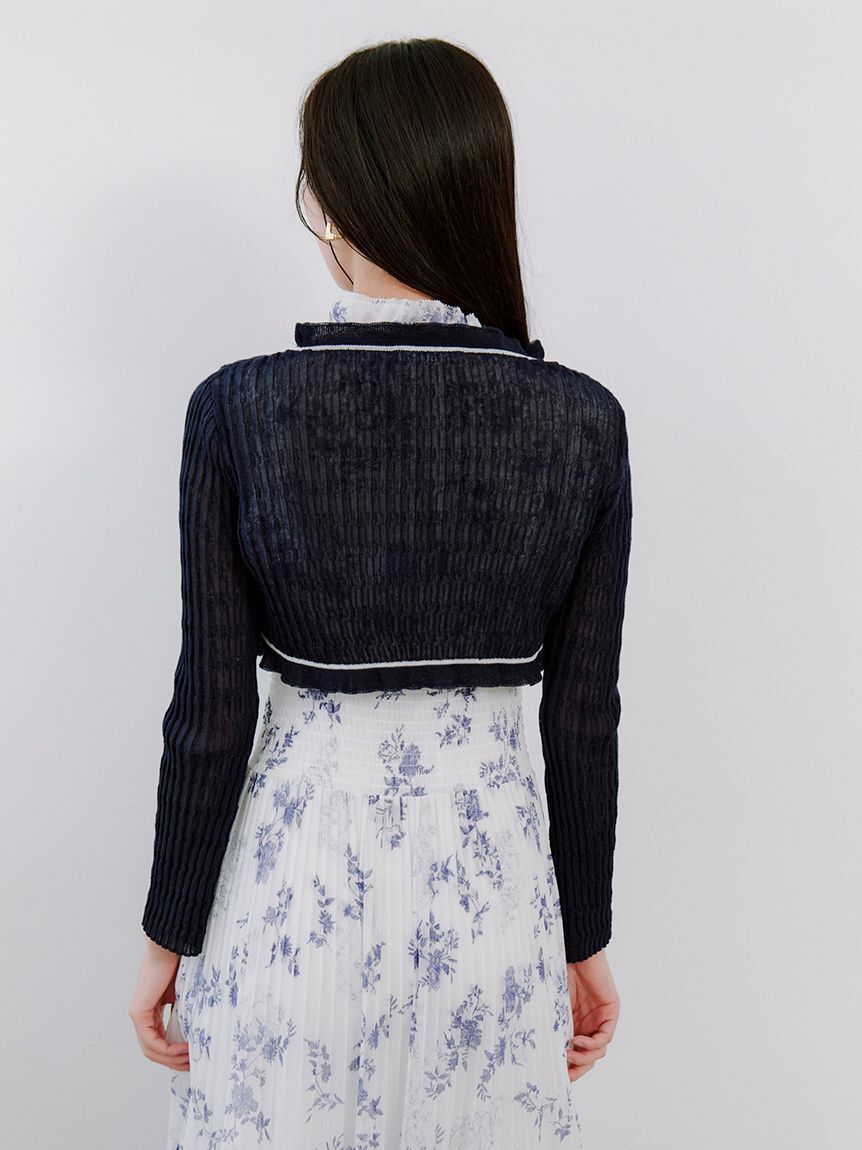 SNIDEL「ボレロシアーカーディガン」|カーディガン|