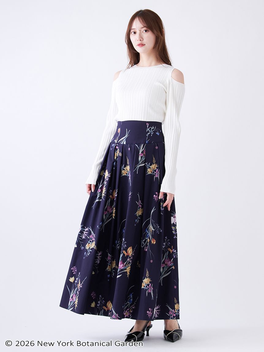 SNIDEL「NYBG タックフレアマキシスカート」|スカート|