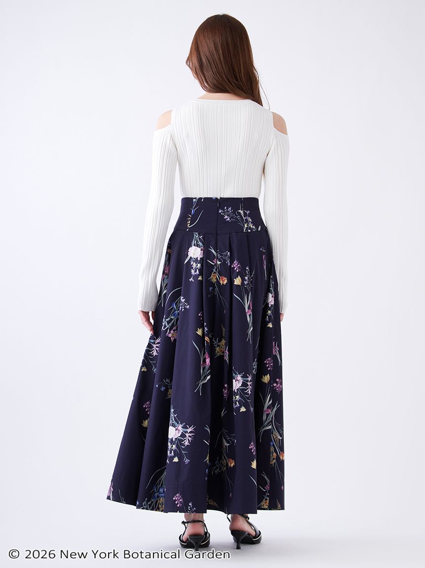 SNIDEL「NYBG タックフレアマキシスカート」|スカート|