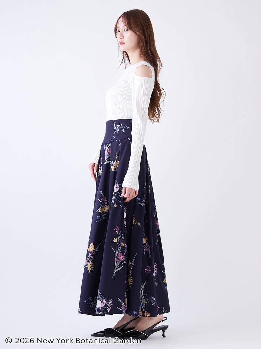 SNIDEL「NYBG タックフレアマキシスカート」|スカート|