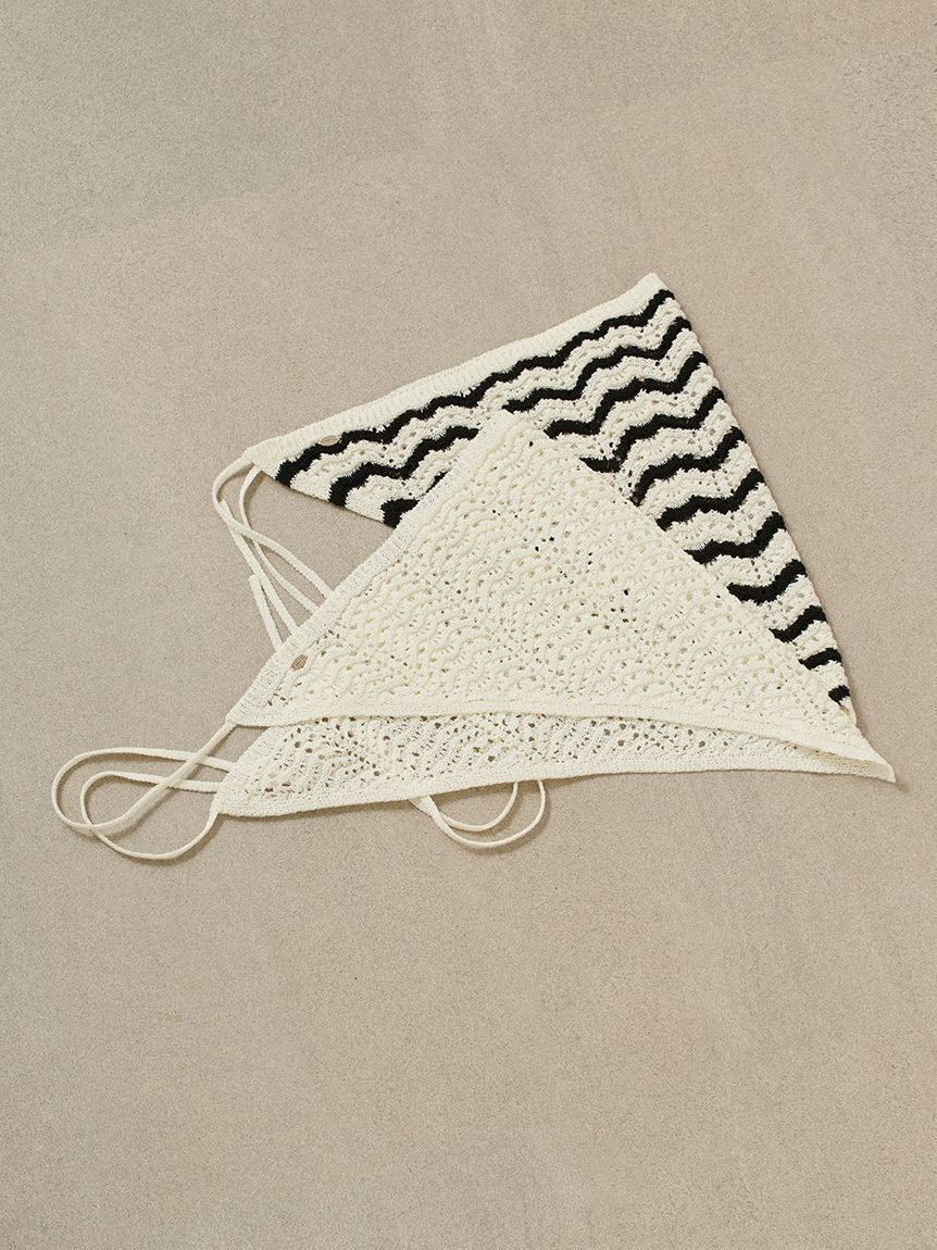 SNIDEL「クロシェバブーシュカ」|ヘアバンド|