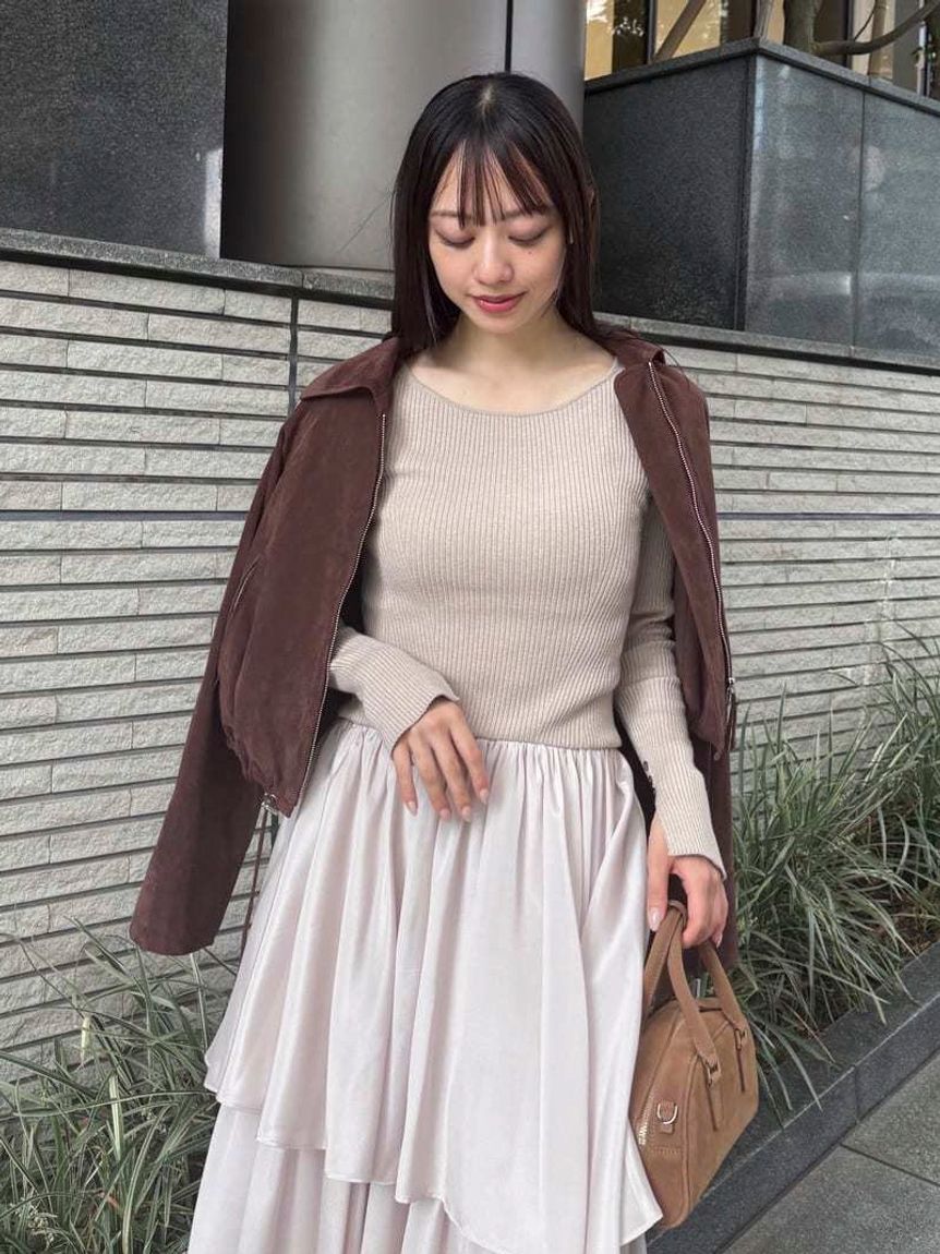 FRAY I.D「ステンカラードロストギャザーブルゾン」|ブルゾン・スタジャン|