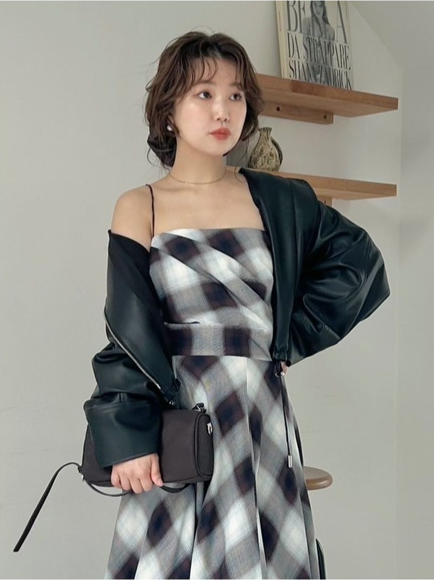 FRAY I.D「ステンカラードロストギャザーブルゾン」|ブルゾン・スタジャン|