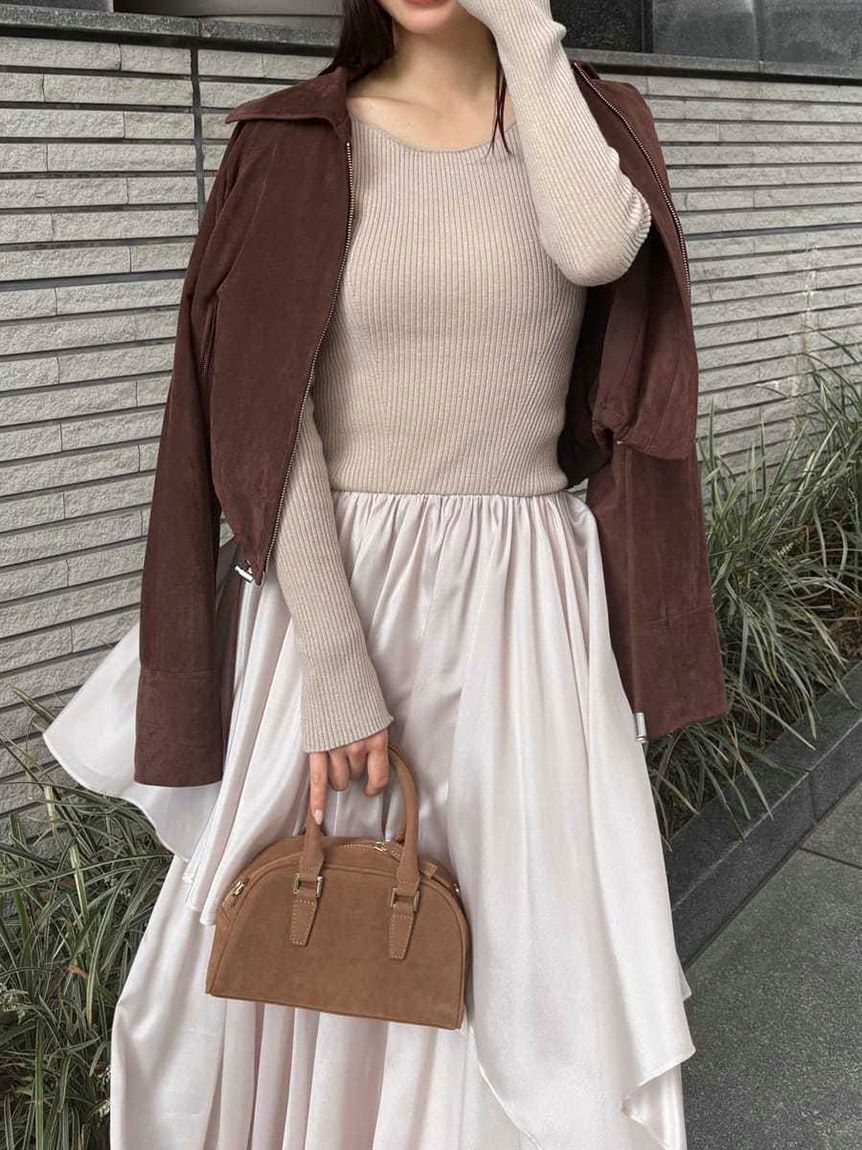 FRAY I.D「ステンカラードロストギャザーブルゾン」|ブルゾン・スタジャン|