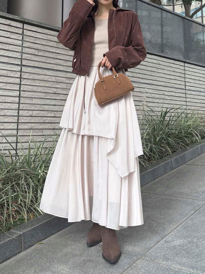 FRAY I.D「ステンカラードロストギャザーブルゾン」|ブルゾン・スタジャン|