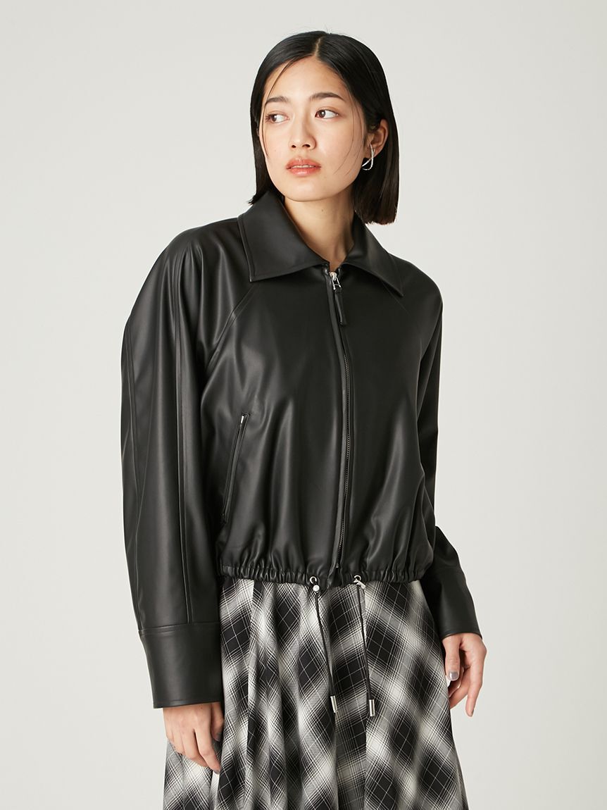 FRAY I.D「ステンカラードロストギャザーブルゾン」|ブルゾン・スタジャン|