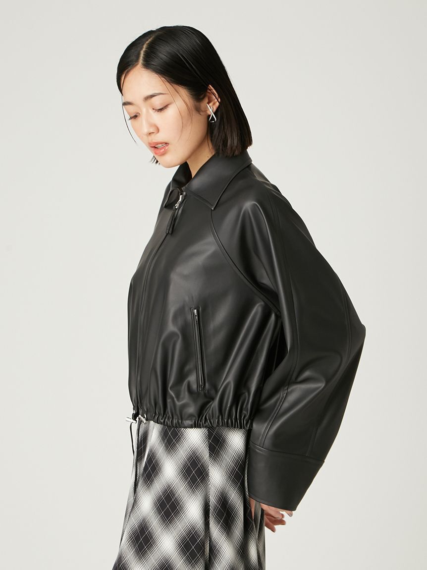 FRAY I.D「ステンカラードロストギャザーブルゾン」|ブルゾン・スタジャン|