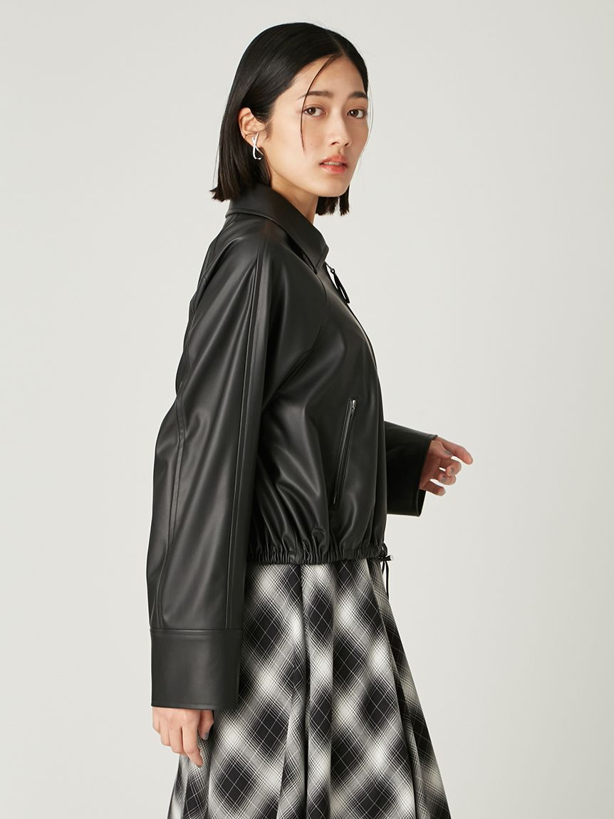 FRAY I.D「ステンカラードロストギャザーブルゾン」|ブルゾン・スタジャン|