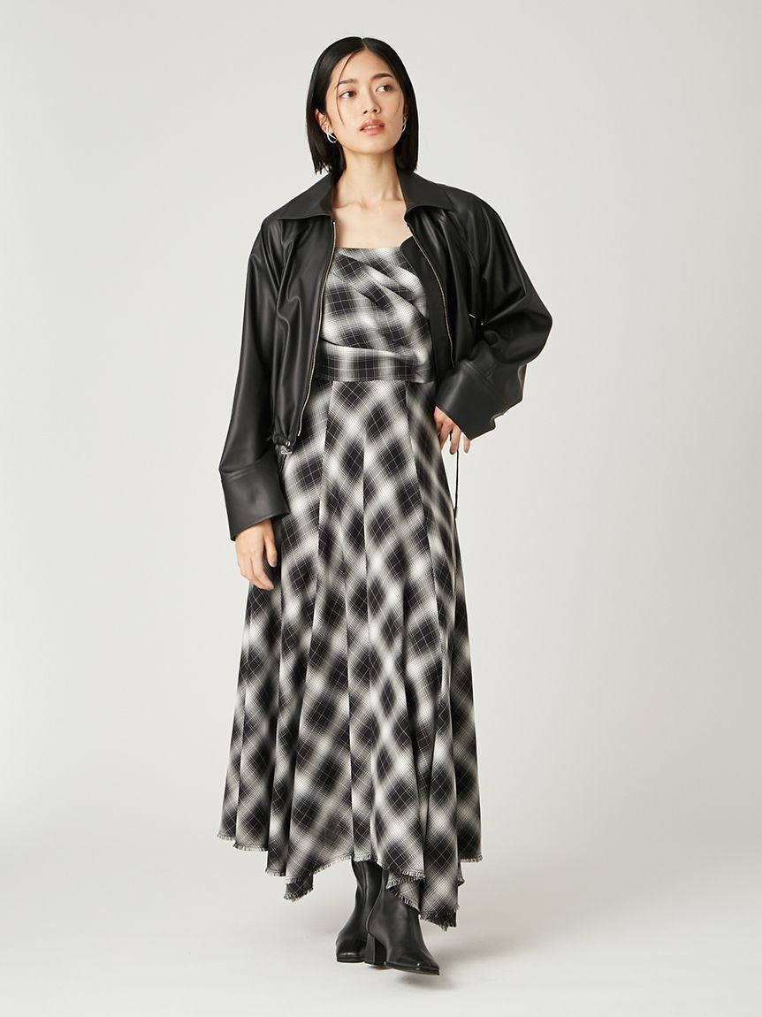 FRAY I.D「ステンカラードロストギャザーブルゾン」|ブルゾン・スタジャン|