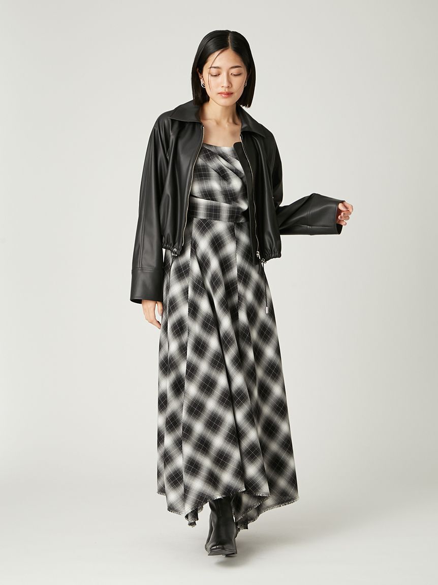 FRAY I.D「ステンカラードロストギャザーブルゾン」|ブルゾン・スタジャン|