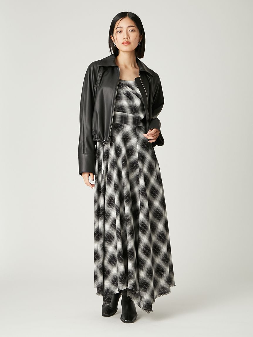 FRAY I.D「ステンカラードロストギャザーブルゾン」|ブルゾン・スタジャン|