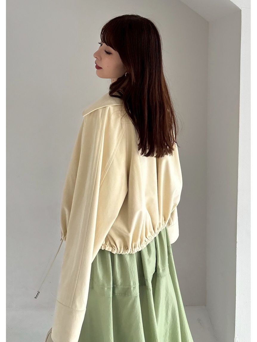 FRAY I.D「ステンカラードロストギャザーブルゾン」|ブルゾン・スタジャン|