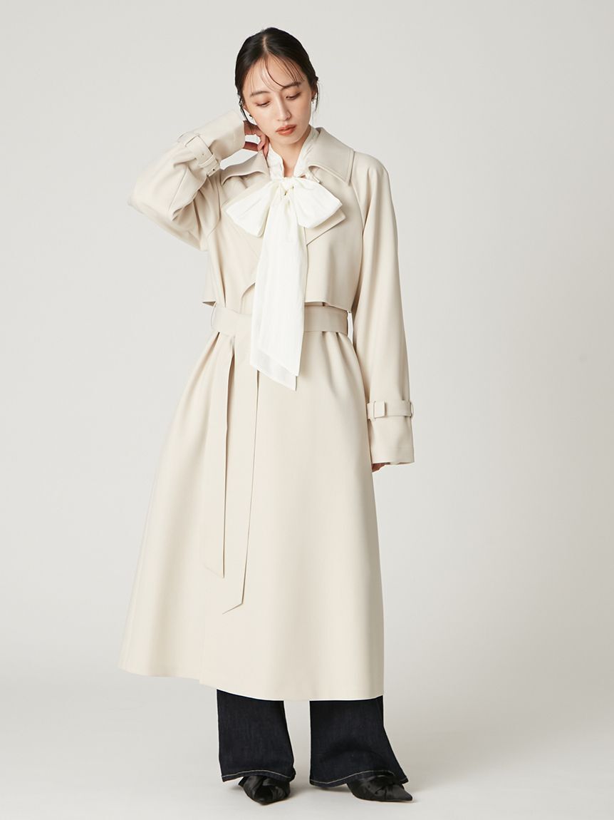 FRAY I.D「ラップトレンチコート」|トレンチコート|