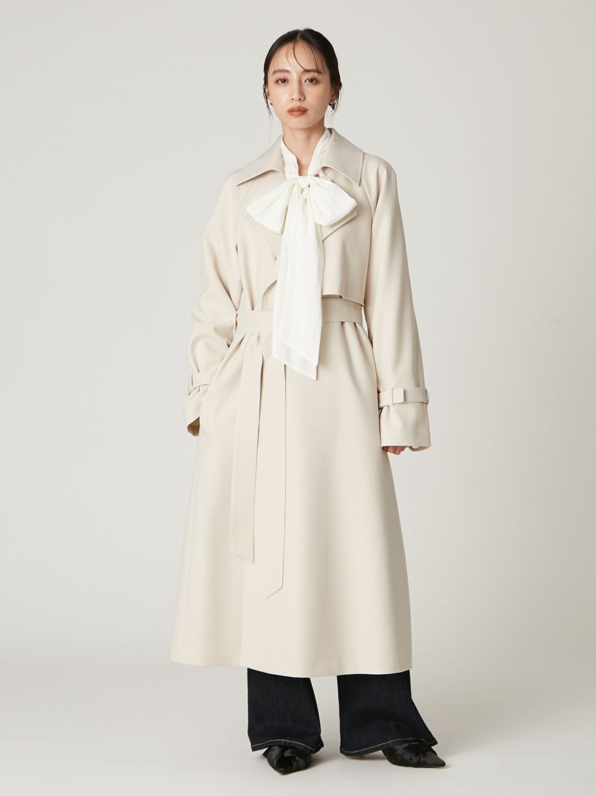 FRAY I.D「ラップトレンチコート」|トレンチコート|