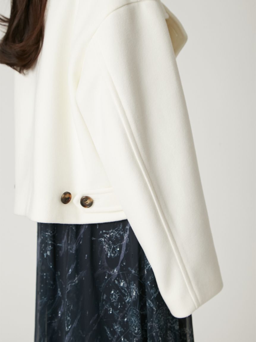 FRAY I.D「スタンドカラーショートコート」|トレンチコート|