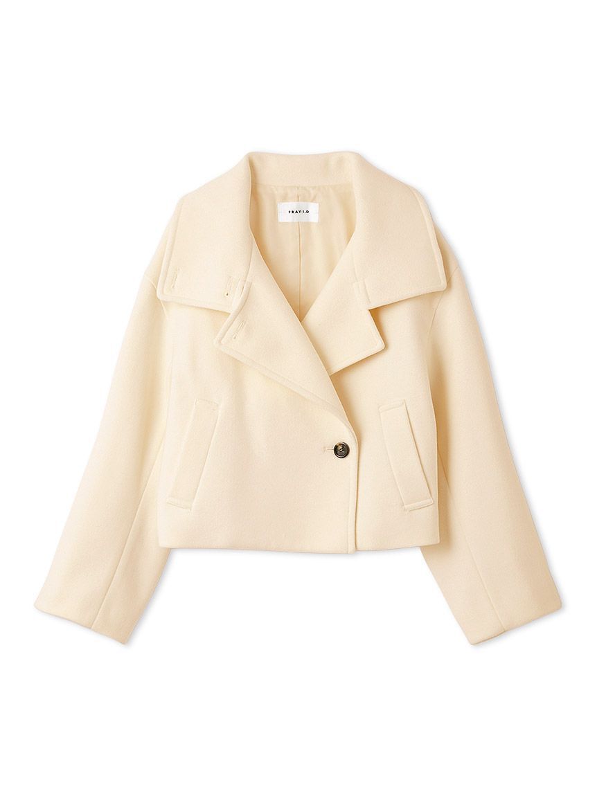 FRAY I.D「スタンドカラーショートコート」|トレンチコート|ORG