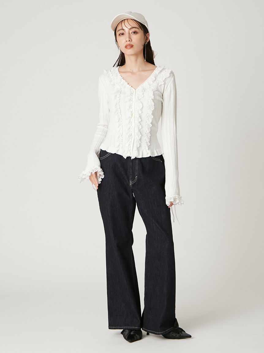 FRAY I.D「【Lee&times; FRAY I.D】フレアパンツ」|デニム|