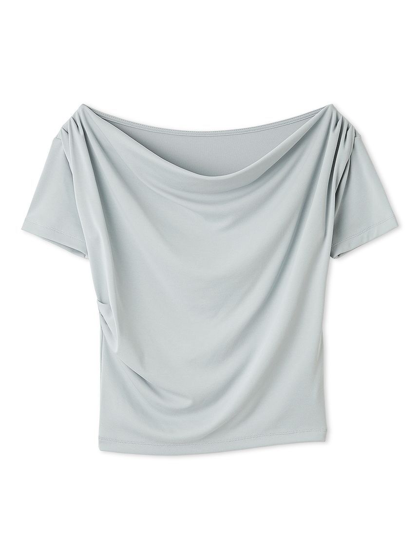 FRAY I.D「ドレープネックオフショルカットソー／ウォッシャブル」|Tシャツ・カットソー|