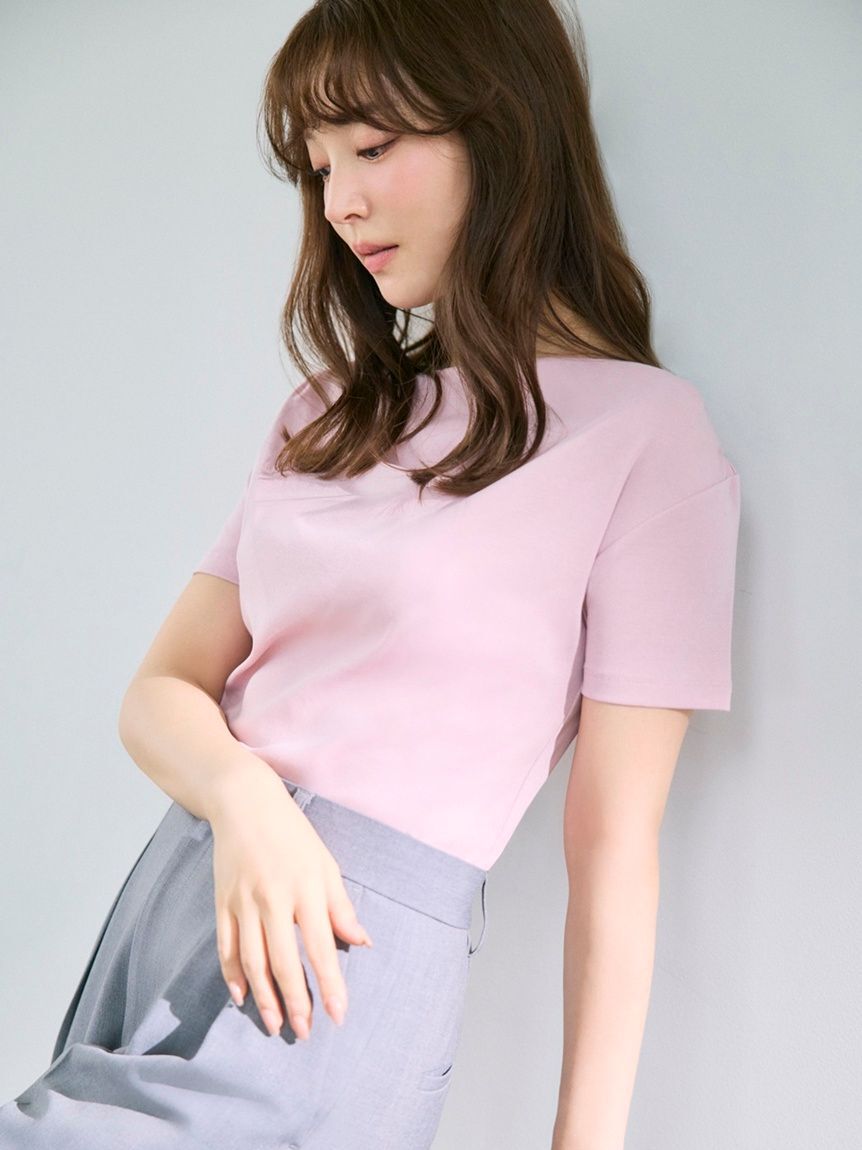 FRAY I.D「ドレープネックオフショルカットソー／ウォッシャブル」|Tシャツ・カットソー|