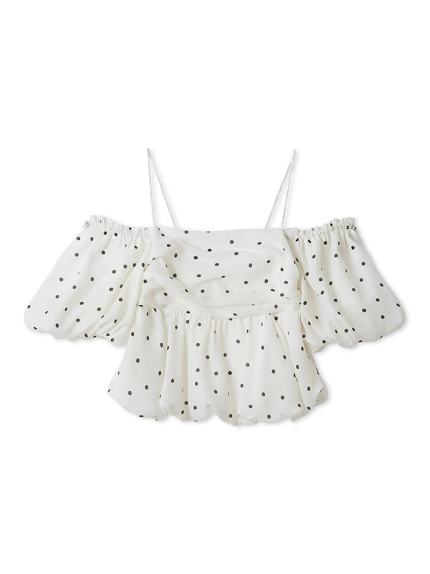 FRAY I.D「【WEB限定】オフショルパフスリーブブラウス／ウォッシャブル」|シャツ・ブラウス|