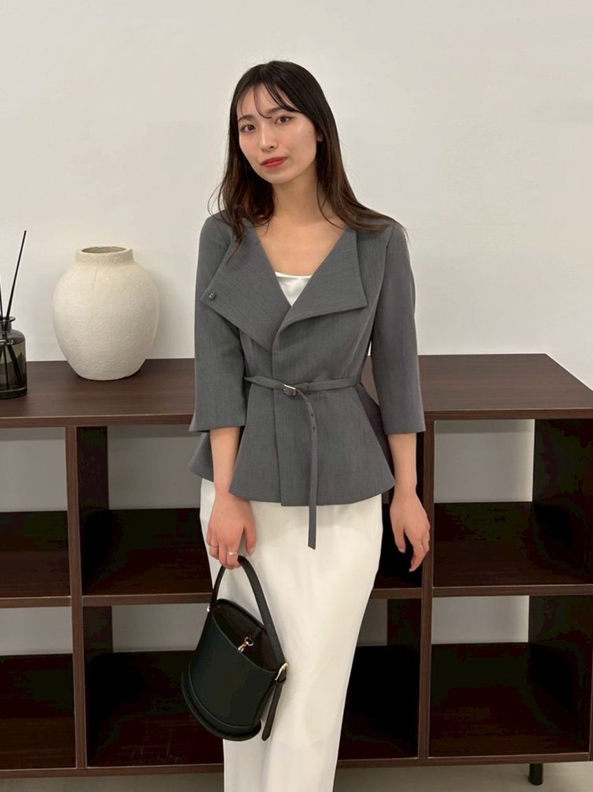 FRAY I.D「【WEB限定】2wayジャケット＆ナロースカートセット」|ワンピース|