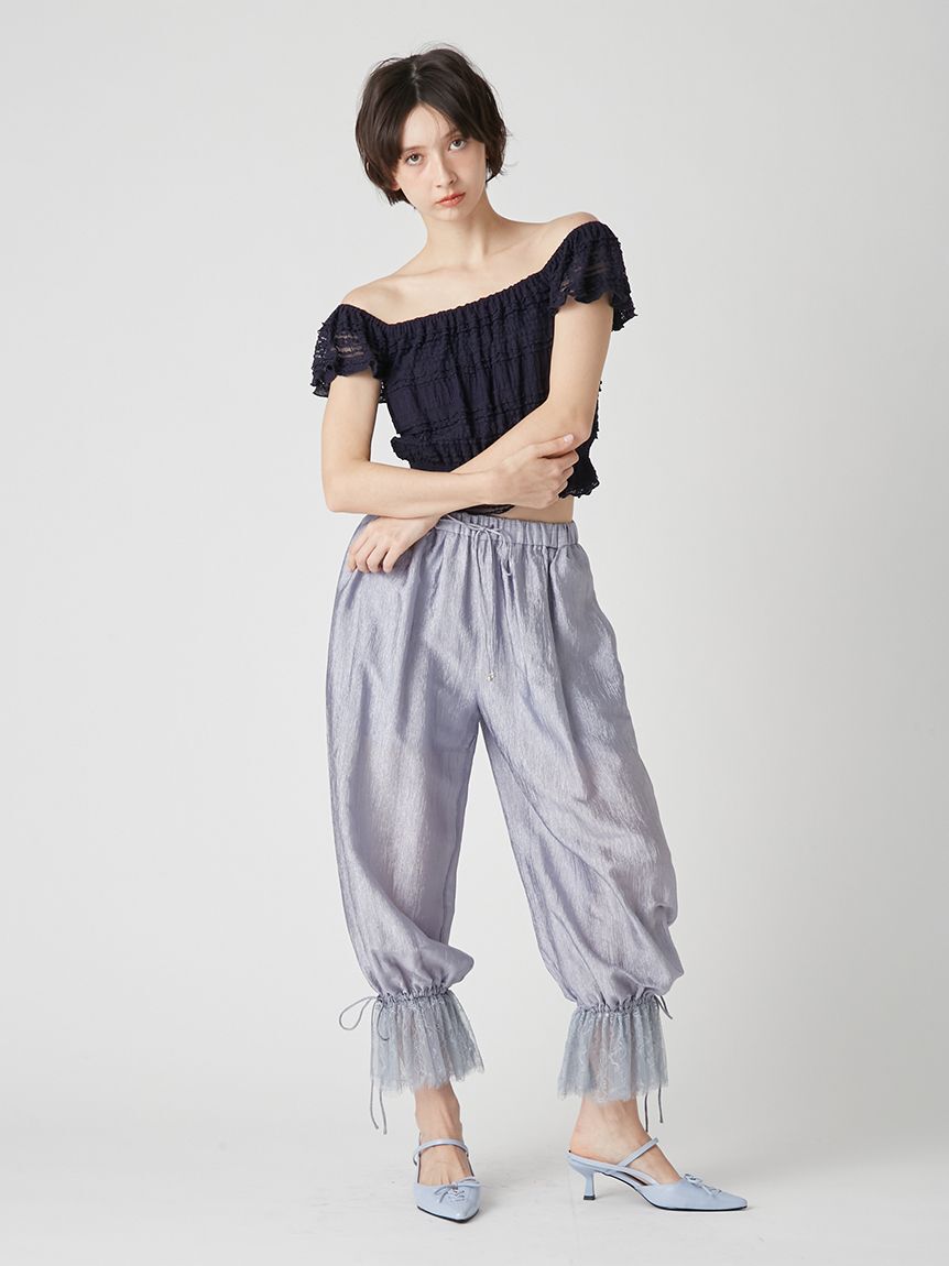 LILY BROWN「2wayシャーリングトップス」|Tシャツ・カットソー|