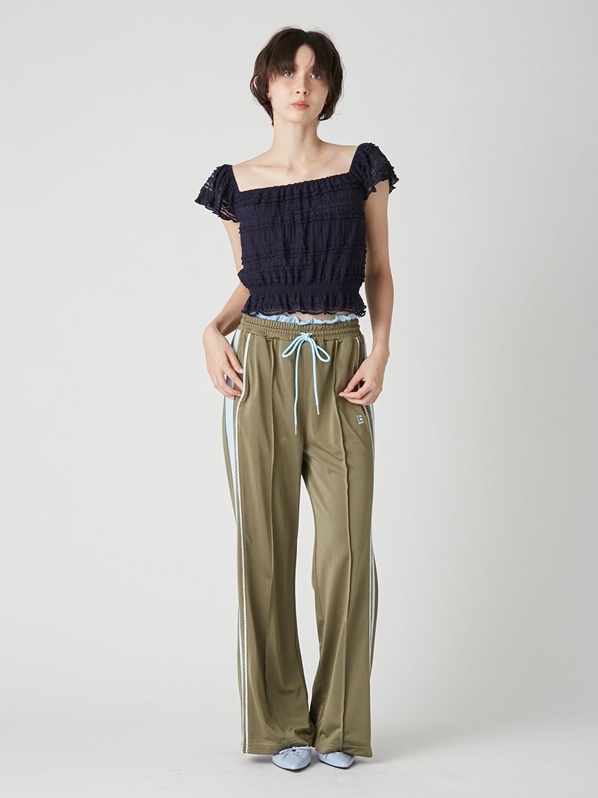 LILY BROWN「2wayシャーリングトップス」|Tシャツ・カットソー|