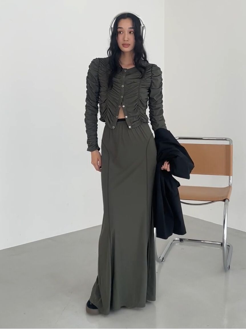 styling/「【S/S(エスバイエス)】＜ウォッシャブル・UVカット＞ロングスカート」|スカート|