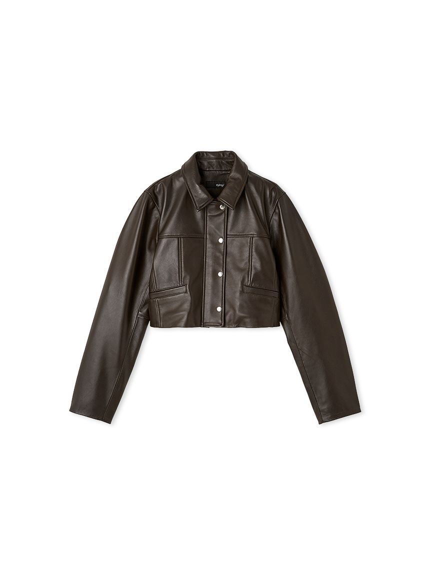 styling/「【セットアップ対応】ラムレザーブルゾン」|ブルゾン・スタジャン|BRW