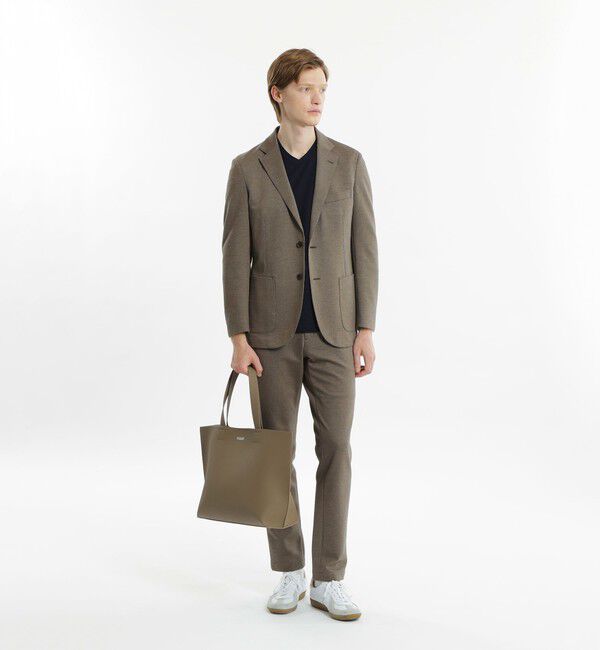 MACKINTOSH PHILOSOPHY「テーラードジャージー パンツ ダブルジャージー裏メッシュ」|スラックス|