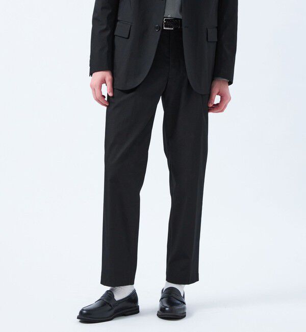 MACKINTOSH PHILOSOPHY「トロッター トラウザーズ #001（ナンバーワン）フラットギャバジン」|スラックス|ブラック