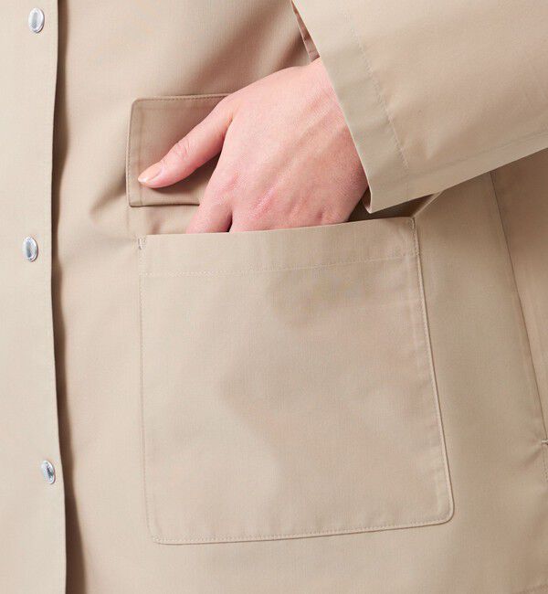 MACKINTOSH PHILOSOPHY「レインウェザークロスノーカラーミドルジャケット」|ブルゾン・スタジャン|