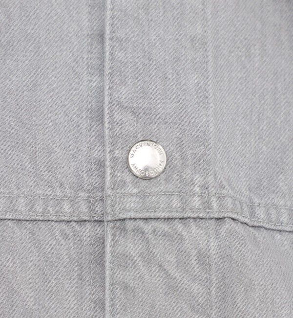 MACKINTOSH PHILOSOPHY「【GREY LABEL】デニムノーカラートラッカージャケット」|ブルゾン・スタジャン|