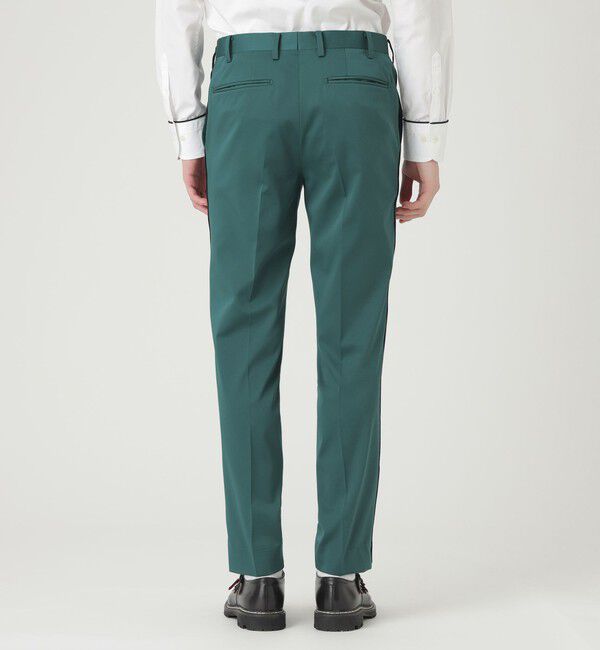  「【Education from Youngmachines】サテン スリムスラックス」|スラックス|