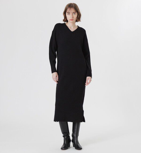  「ZIPニットコンビワンピース」|ワンピース|