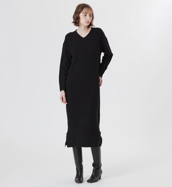  「ZIPニットコンビワンピース」|ワンピース|